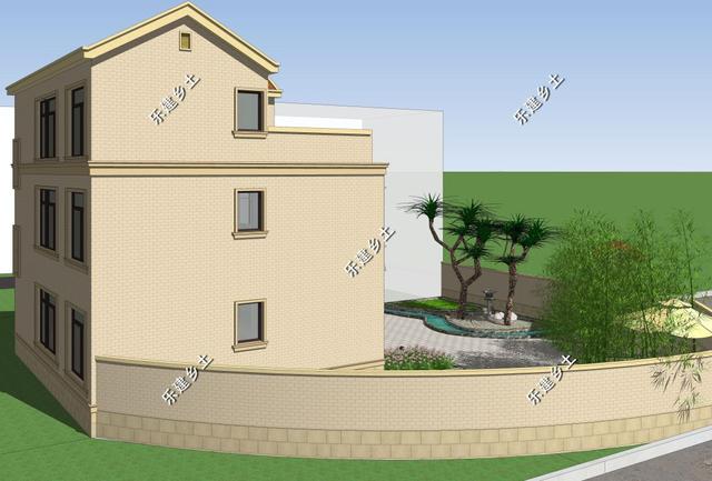 江西九江歐式別墅設計圖，不規則地形，也能建造的這么完美！