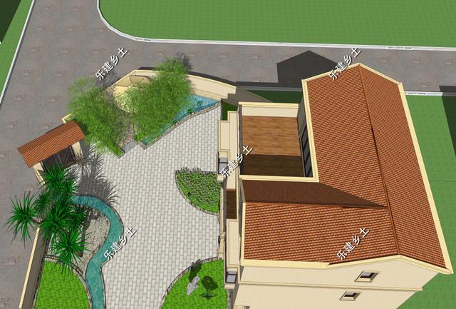 江西九江歐式別墅設計圖，不規則地形，也能建造的這么完美！