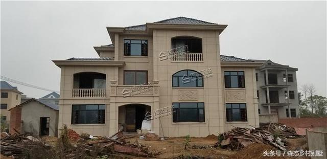 40萬三層小別墅設計圖，抗震易施工，打造您完美的家。