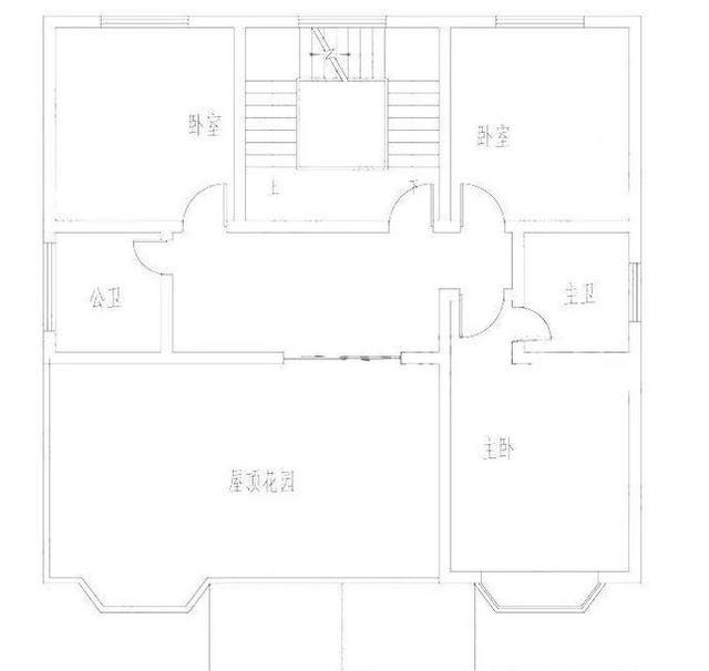 開間12米的三層別墅設計圖，帶堂屋、露臺和多臥室，歡迎建造。