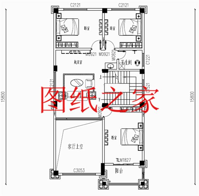 大眾喜愛的三層別墅設計圖，120平米，喜歡就帶回家建造吧！