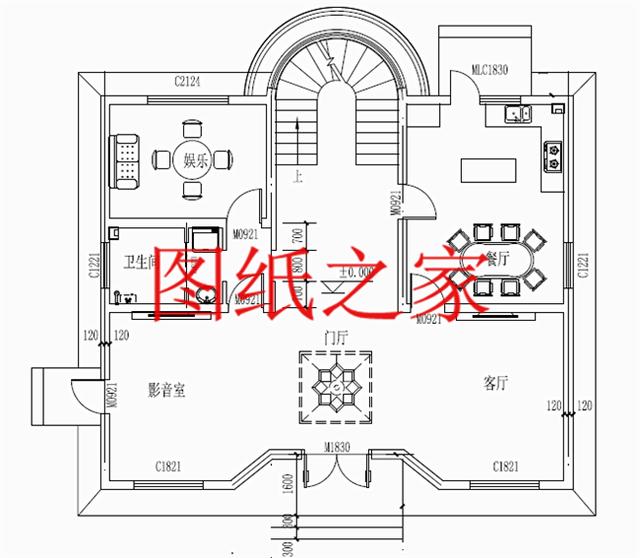 大眾喜愛的三層別墅設計圖，120平米，喜歡就帶回家建造吧！