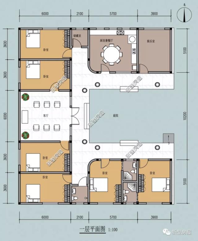 推薦三合院設(shè)計圖，適合做養(yǎng)老房，挑一套趕快建造吧！