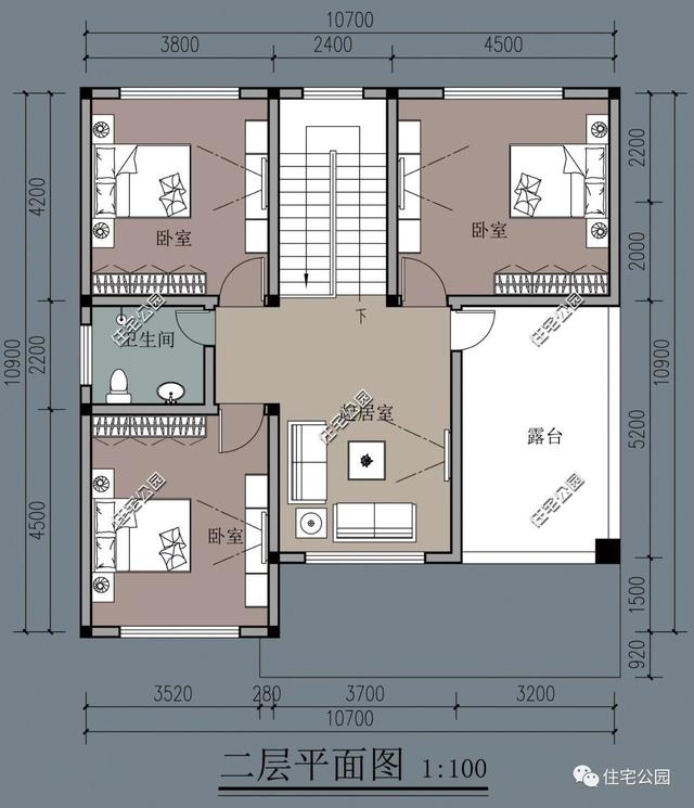 9套窄面寬百平別墅設(shè)計圖送給你，值得參考！