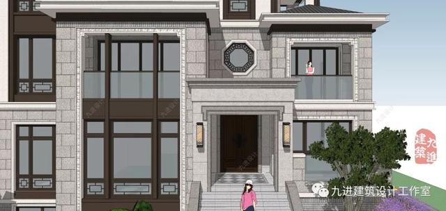 新式別墅設計圖，遠觀能融合于環境，近看細膩有品味！