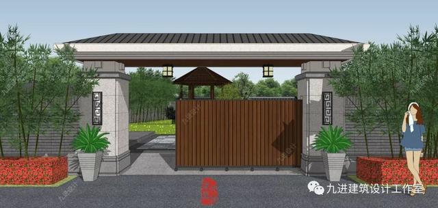 新式別墅設計圖，遠觀能融合于環境，近看細膩有品味！