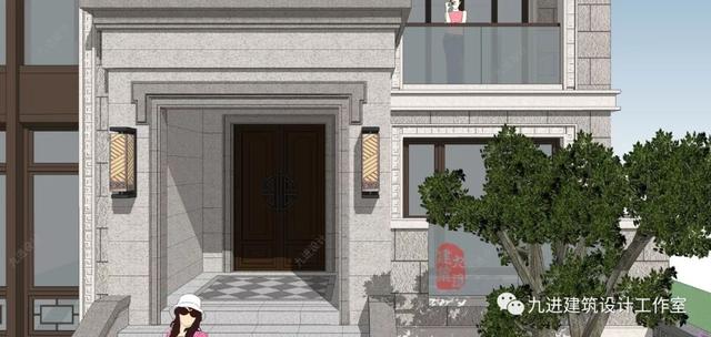 新式別墅設計圖，遠觀能融合于環境，近看細膩有品味！