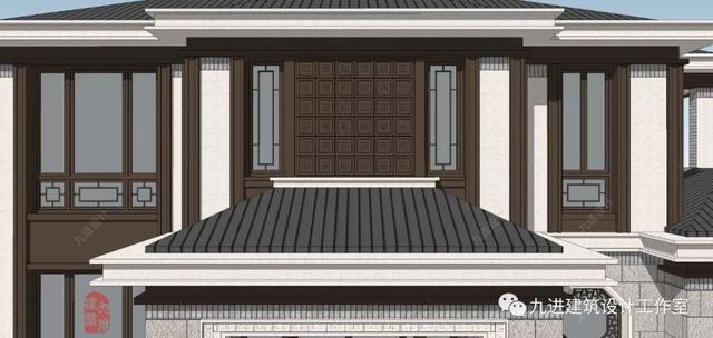 新式別墅設計圖，遠觀能融合于環境，近看細膩有品味！