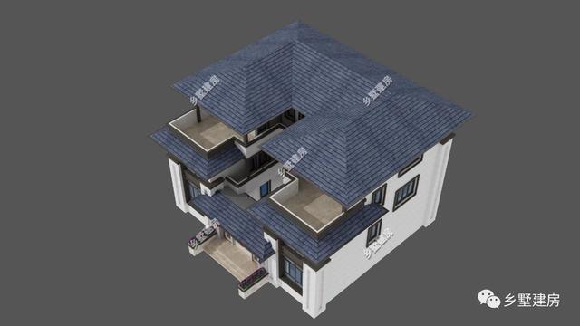 三層中式別墅設(shè)計(jì)圖，新式四合院設(shè)計(jì)，我們自己的風(fēng)格！