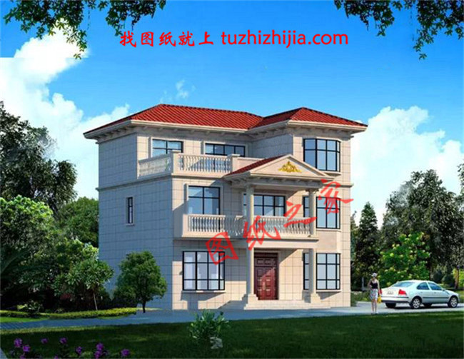 10套農(nóng)村20萬三層別墅設(shè)計圖，美觀實用造價低！