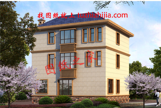 10套農(nóng)村20萬三層別墅設(shè)計圖，美觀實用造價低！