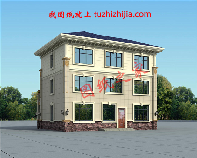 10套農(nóng)村20萬三層別墅設(shè)計圖，美觀實用造價低！