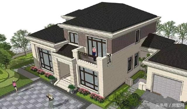 19.2×12.2米簡(jiǎn)歐風(fēng)格別墅設(shè)計(jì)圖，低調(diào)大氣，保證你看了會(huì)有回家建房的欲望