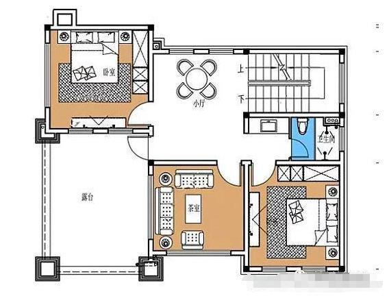 推薦兩款歐式三層結構的小別墅設計圖，建筑外觀造型非常氣派