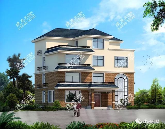 帶露臺的四層農(nóng)村自建房設計圖，居住生活起來肯定既方便又舒適