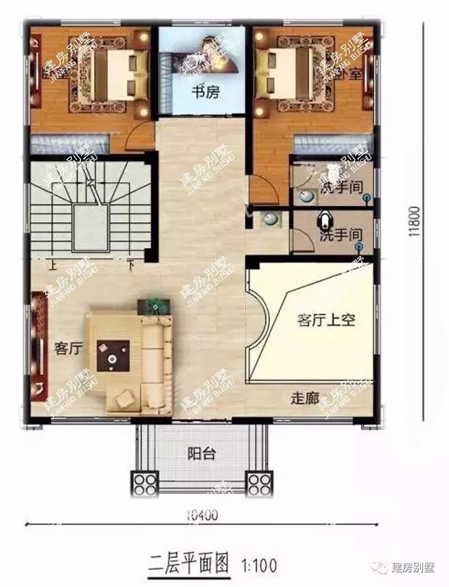 帶露臺的四層農(nóng)村自建房設計圖，居住生活起來肯定既方便又舒適