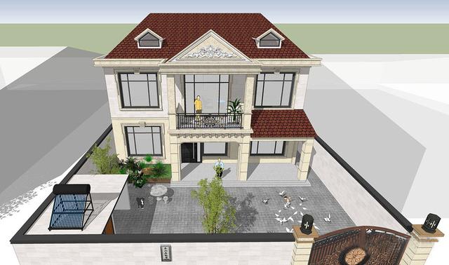 經(jīng)典新農(nóng)村自建房設(shè)計(jì)圖，造型獨(dú)特，獨(dú)樹(shù)一幟