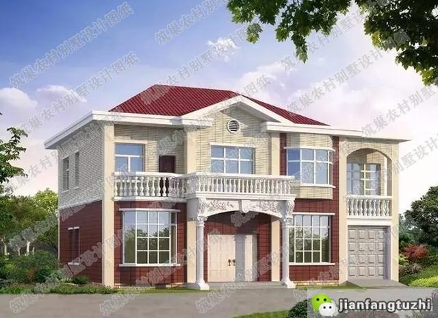 4套二層帶陽光花房農(nóng)村自建別墅設(shè)計圖全套cad施工圖，打造創(chuàng)意私人小空間