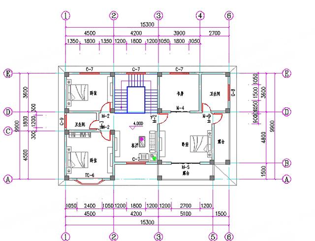 2款130平米二層自建房設計圖，平屋頂和坡屋頂，你更傾向哪個？