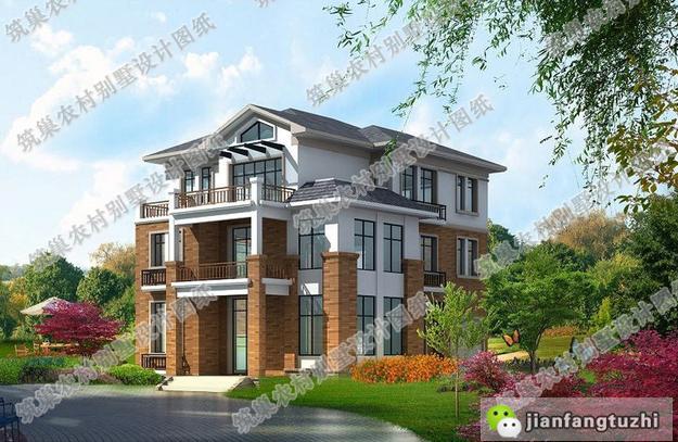 10×14米農村三層自建房設計圖，戶型實用大氣，一起來看看