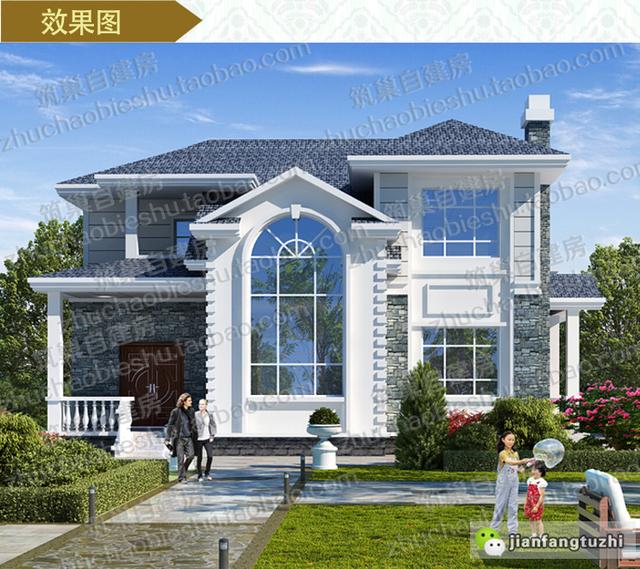 5款30萬別墅設計圖，高端大氣，通透采光，越來越受現代年輕人的歡迎