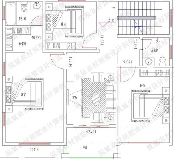 5款30萬別墅設計圖，高端大氣，通透采光，越來越受現代年輕人的歡迎