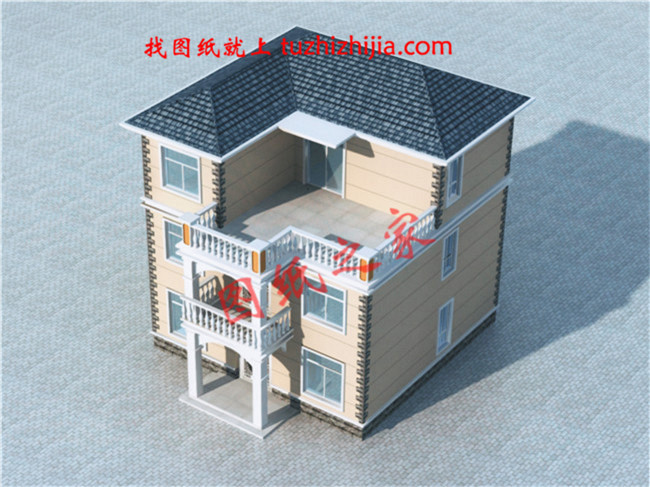 2層半農村別墅房屋圖片大全，自建房設計圖精選