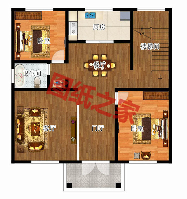 2層半農村別墅房屋圖片大全，自建房設計圖精選