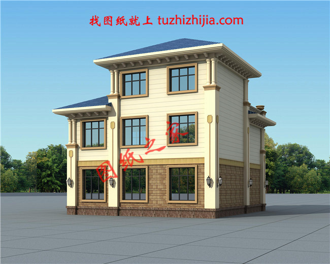 2層半農村別墅房屋圖片大全，自建房設計圖精選