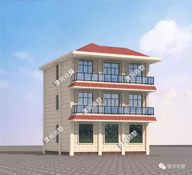 農(nóng)村別墅設(shè)計(jì)圖案例，10×13米，看著舒服住著也舒服