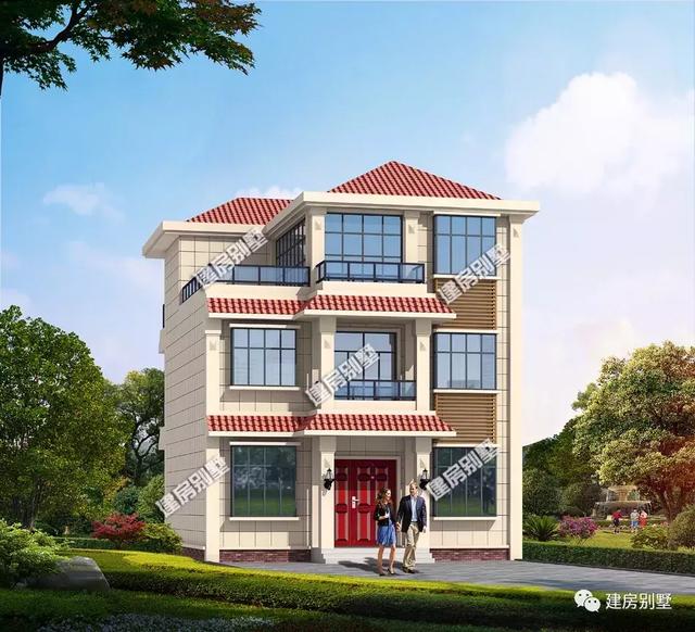 農(nóng)村別墅設(shè)計(jì)圖案例，10×13米，看著舒服住著也舒服