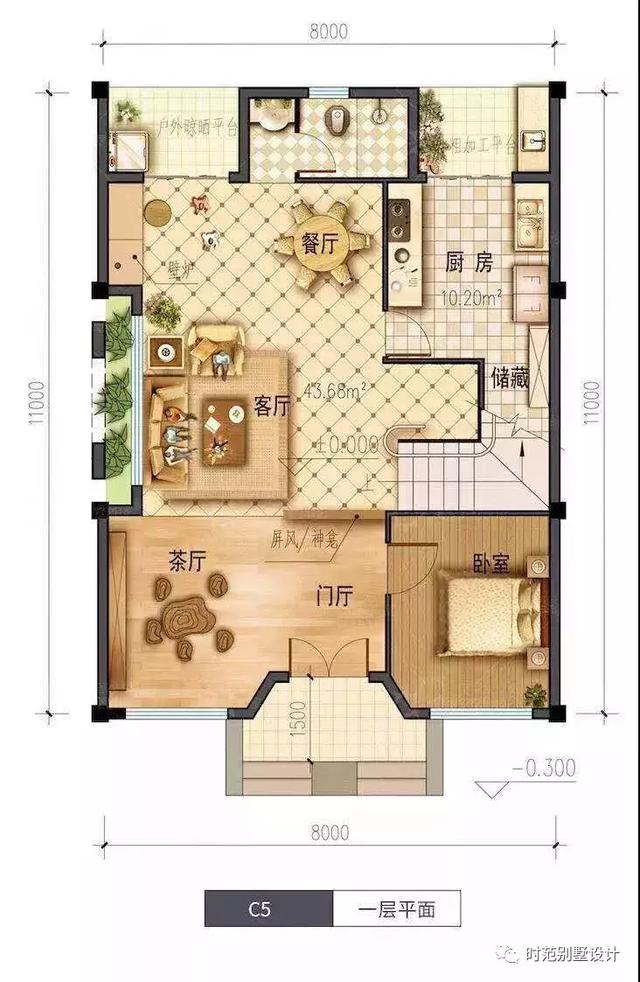 四層新中式別墅設計圖，布局實用性很強，非常受歡迎