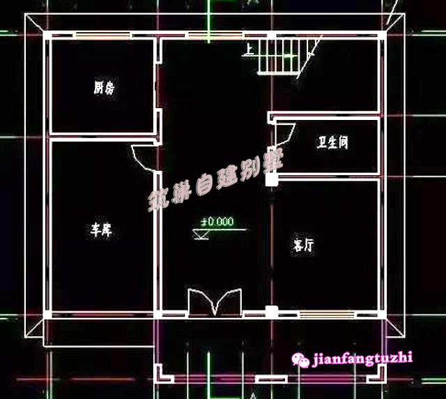 帶車庫農(nóng)村三層自建房全套設(shè)計圖，簡潔大氣，根據(jù)農(nóng)村生活需求進行設(shè)計