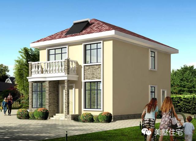適合宅基地小面寬的別墅設計圖，外觀漂亮，室內布局也十分合理
