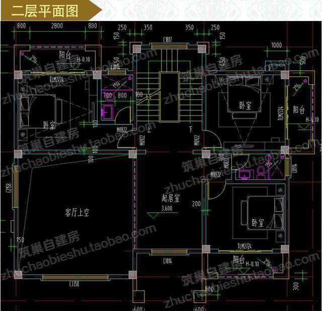 3款農村三層自建房設計圖，每一款都是經典戶型