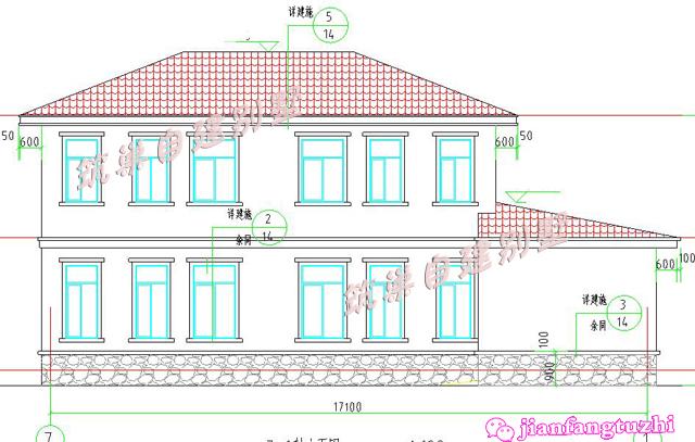 簡約實用二層農村自建別墅設計圖，大陽臺+糧倉+車庫+老人套房設計，超級實用