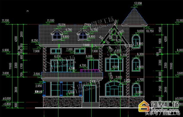 精選二層歐式城堡別墅設(shè)計(jì)圖，豪華+小清新，令你驚喜不斷
