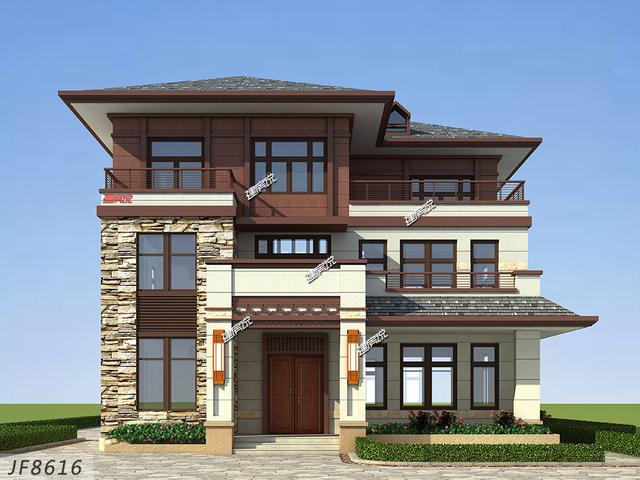 最受歡迎的中式別墅設計圖，能建這么一棟，也就心滿意足了