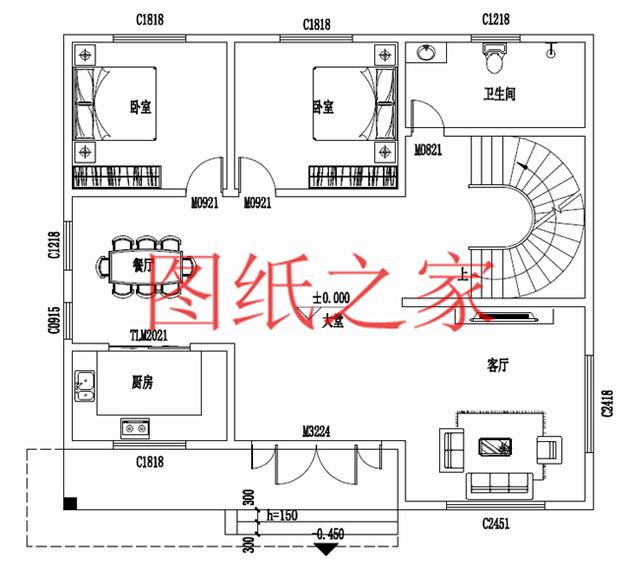6款農村二層別墅設計圖，占地130平米，造價只要20萬，經濟實用