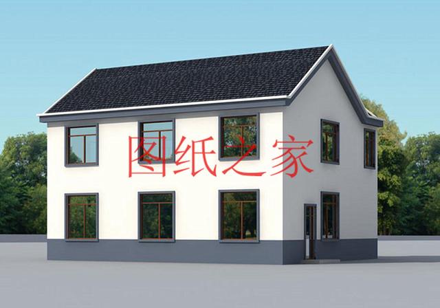 6款農村二層別墅設計圖，占地130平米，造價只要20萬，經濟實用