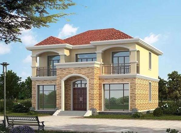 二層小戶型自建房，主體造價20萬，經濟實用，接地氣的好戶型