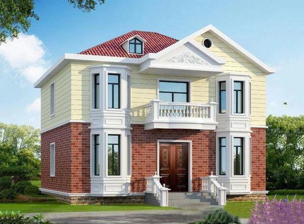 二層小戶型自建房，主體造價20萬，經濟實用，接地氣的好戶型