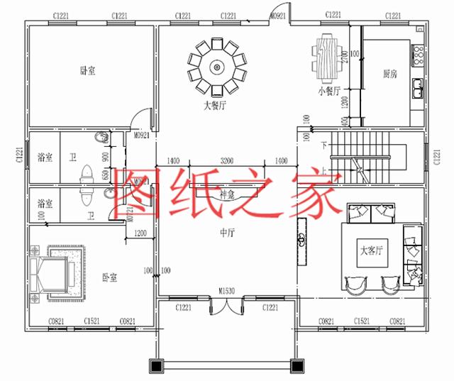 二層別墅設(shè)計(jì)圖，高端大氣上檔次，村里人都很羨慕