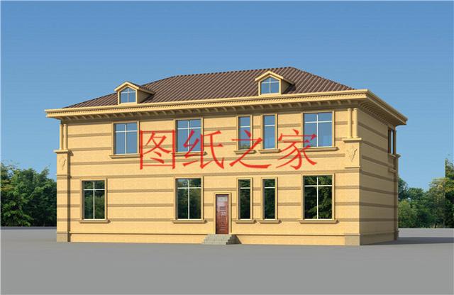 二層別墅設(shè)計(jì)圖，高端大氣上檔次，村里人都很羨慕