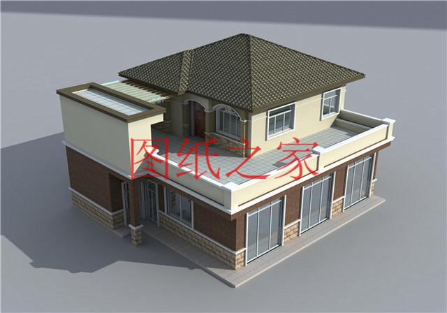 二層別墅設(shè)計(jì)圖，高端大氣上檔次，村里人都很羨慕