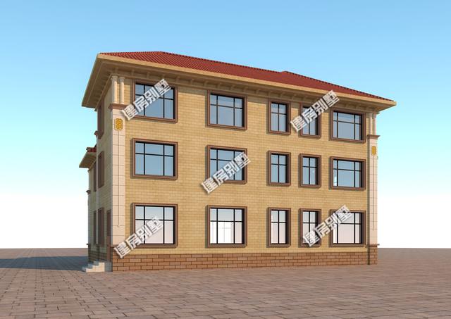 一房兩戶農(nóng)村別墅設計圖，兄弟同心為父母建最溫暖的家