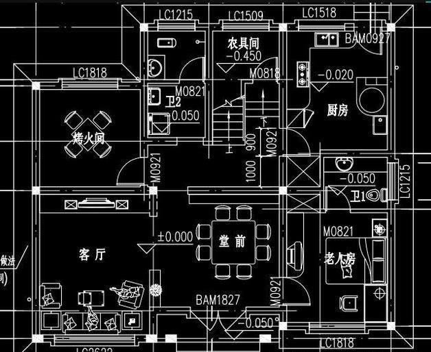 5款25萬帶堂屋自建房設(shè)計施工圖，隨便挑隨便選