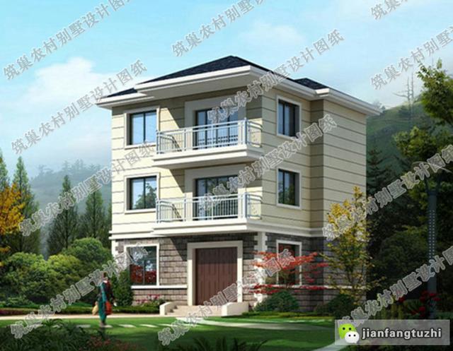 7款開間9米農村自建房設計圖紙，三層四層都有，你喜歡哪款呢？