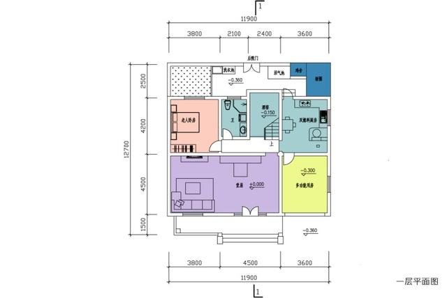 3套戶型方正農村自建別墅設計圖，采光通風好、利用率高