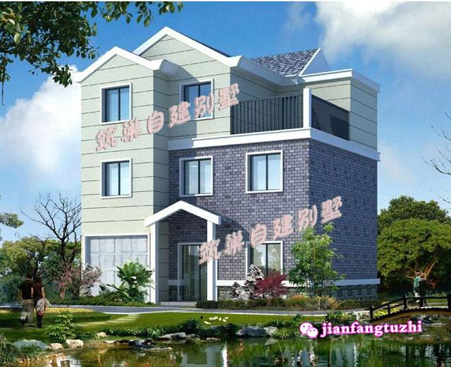 3套戶型方正農村自建別墅設計圖，采光通風好、利用率高